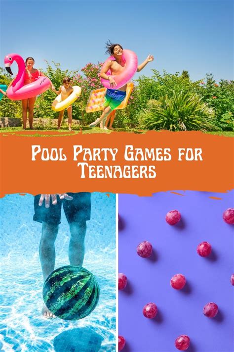 Pool Party Activities, Tween Party Games, Birthday Games For Kids, Swimming Pool Games, Pool ...