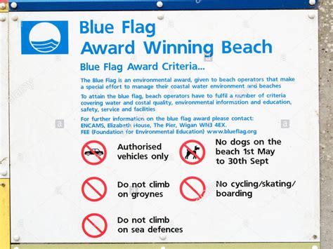 Blue Flag, recognition for cleanliness and good maintenance