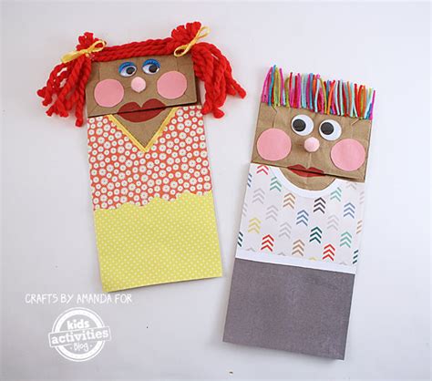 Classic Craft: Making Paper Bag Puppets