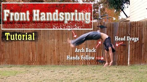 How to do a Front Handspring | Tutorial - Short & Detailed! - YouTube