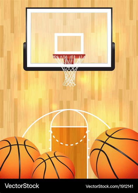 Basketball background Royalty Free Vector Image