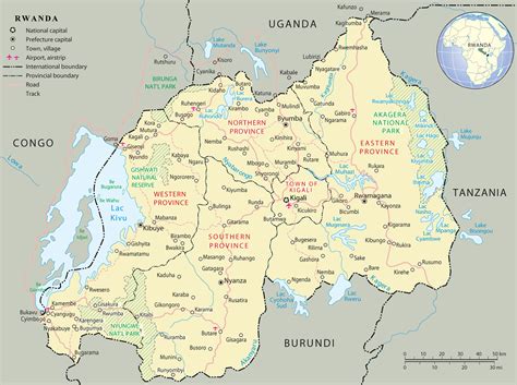 Rwanda Map HD Political Map Of Rwanda To Free Download, 42% OFF