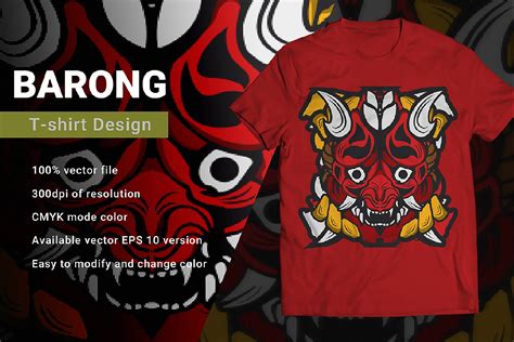 Barong | T-Shirt Design (801151) | Illustrations | Design Bundles