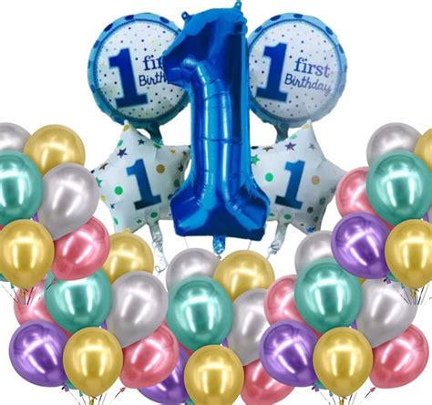 Flipkart.com | Wonder Printed First Birthday Boy Decoration Combo with ...