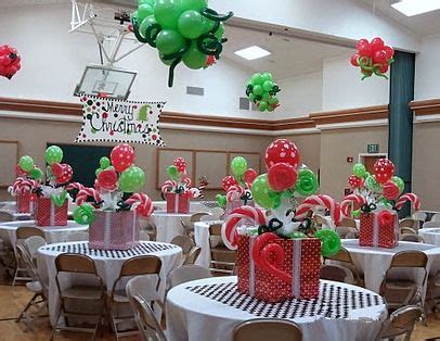 christmas party decoration ideas tables | Christmas party centerpieces ...