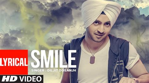 Diljit Dosanjh | Smile | Full Official Lyrical Song | Punjabi Song | T-Series - YouTube