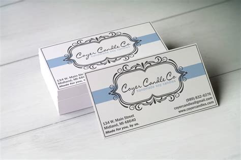 coyer-candle-business-card-design | Boutique Web Design | Blog designs | Consulting | Design ...