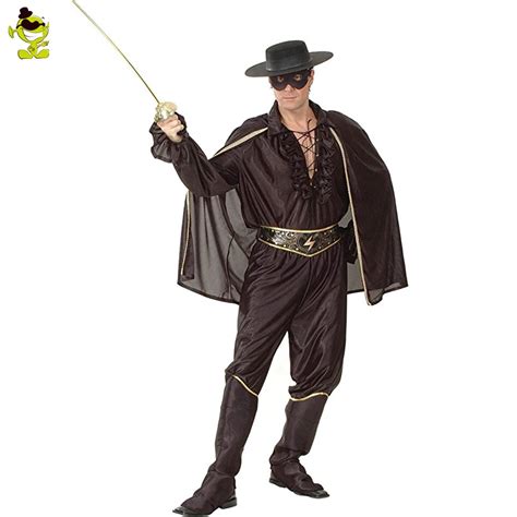 New arrivals man Zorro cosplay costumes movie The New Adventures of ...