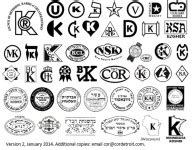 Kosher Symbols - Kosherquest.org - Online Kashrus Information