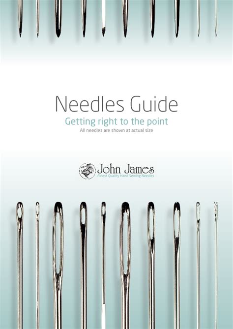 Types Of Hand Sewing Needles Sizes Ultimate Guide TREASURIE