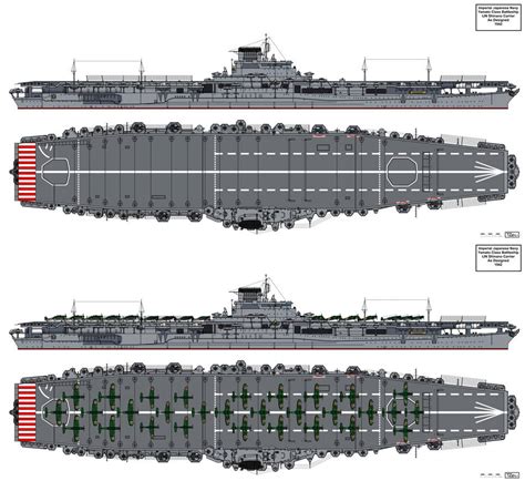 IJN Shinano Carrier as Designed by Tzoli on DeviantArt