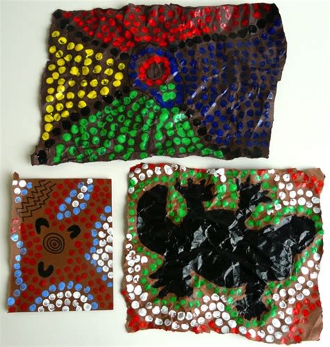 Aboriginal Dot Painting for Kids - Navigating By Joy