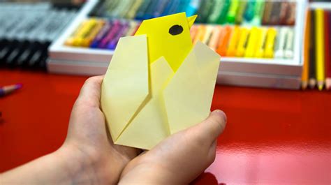 How To Fold An Origami Baby Chicken - Art For Kids Hub