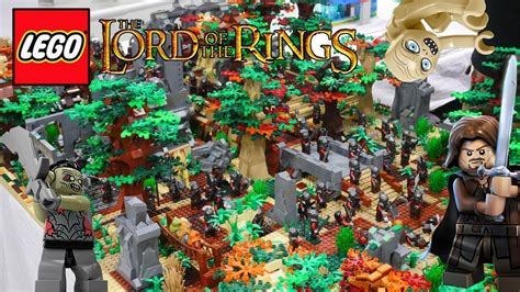 AWESOME Lego Lord Of The Rings MOCs (Gondor, Middle Earth, The Hobbit) | BrickFair 2017 - YouTube