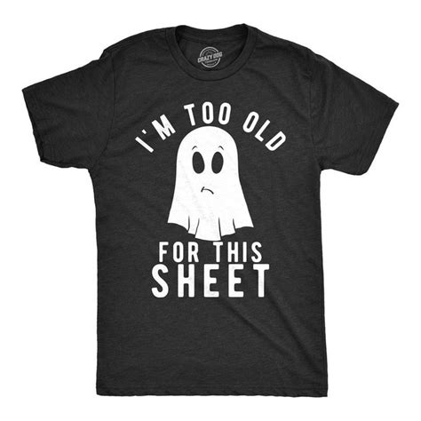 Ghost Shirt, Halloween Shirt Men, Black Spooky Shirt, Funny Halloween ...