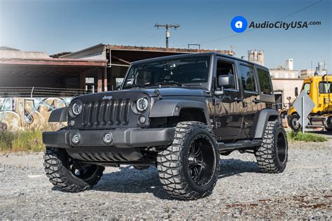 2017 Jeep Wrangler JK | 35x12.5x20 Nitto Mud Grapplers Tires | 20x12 ...