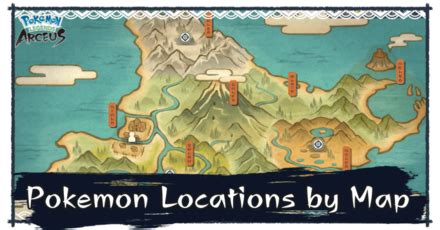 All Pokemon Locations by Map | Pokemon Legends: Arceus｜Game8