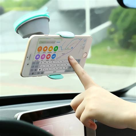 KISSCASE 360 Degree Adjustable Pop Car Holder GPS Socket+Sucker Disc 3 in 1 Car Phone holder ...