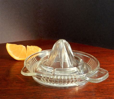 Antique Glass Juicer Antitque American by happenstanceNwhimsy