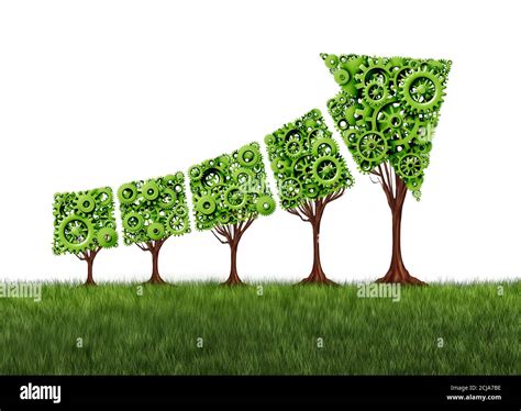 Economy graph growth chart and agriculture development concept as a ...