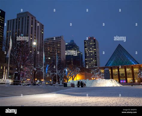 Pyramid edmonton city hall hi-res stock photography and images - Alamy