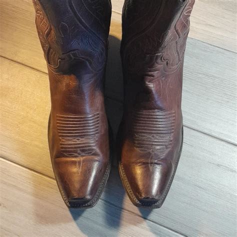 Lucchese Leather Cowboy 🤠 Boots. Size 9 1/2 D. Thank... - Depop