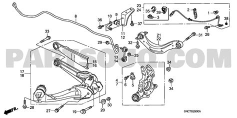 4. STEERING,BRAKE,SUSPENSION | Honda CIVIC HYBRID Europe 17SNC601 | Parts Catalogs | PartSouq