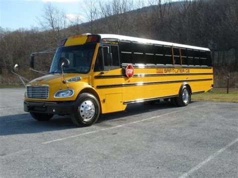 2012 Thomas Saf T Liner C2, w/ chrome grill and rims, this bus is beautiful | School bus, Old ...