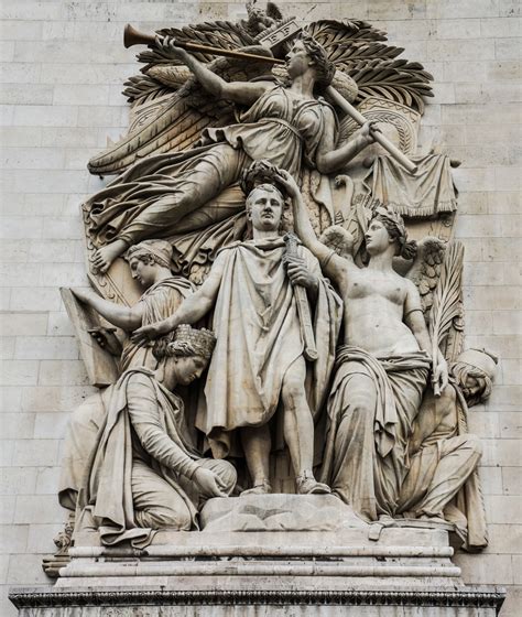 Free Images : paris, monument, france, statue, arc de triomphe, places of interest, sculpture ...
