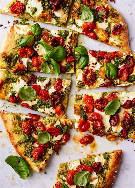 Pesto Pizza Recipe - Love and Lemons