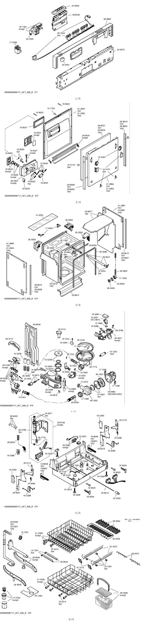 How to Repair | Bosch Dishwasher SHV43A03GB.46 diagram spare parts