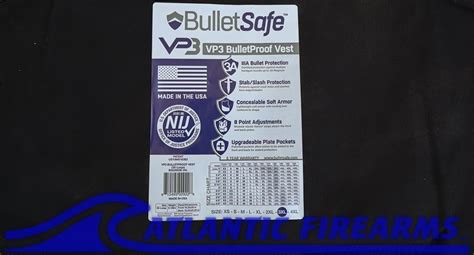 Bulletsafe Bulletproof Level IIIA Vest SALE - AtlanticFirearms.com