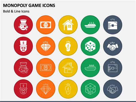 Monopoly Game Icons for PowerPoint and Google Slides - PPT Slides