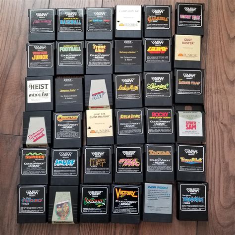 I just got reunited with all my old Colecovision games. : r/ColecoVision