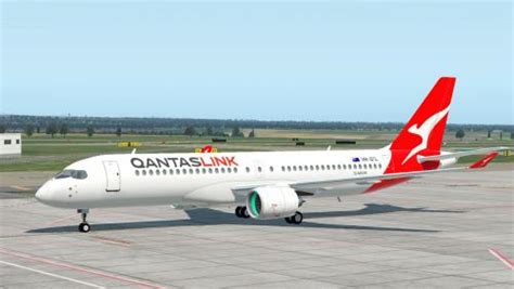 Qantas & Qantas Link (fictional) liveries for Airbus A220 - Aircraft ...