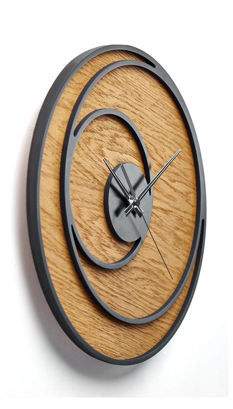 Modern wood wall kitchen clock wooden wall bedroom decor #wooden #clock #farmhouse big wooden ...