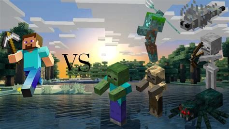 Minecraft all overworld mobs part 1 - YouTube