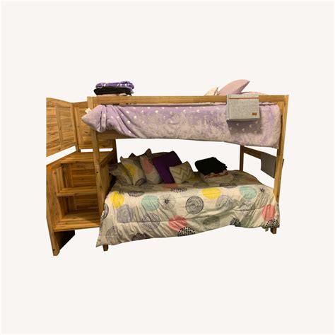 Rooms To Go Solid Wood Bunk Beds - AptDeco