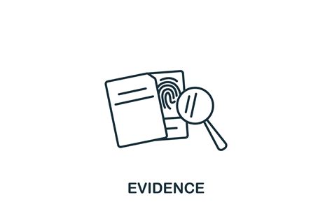 Evidence Icon Graphic by aimagenarium · Creative Fabrica