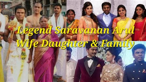 Legend Saravanan Arul Wife Daughter Family photos | The Legend actor Saravanan Arul Family - YouTube