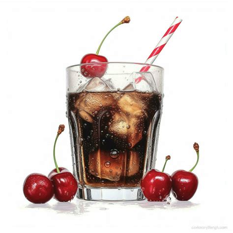 Coca-Cola Black Cherry Vanilla with white background 30657677 Stock ...