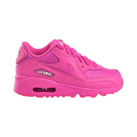 Nike - Nike Air Max 90 LTR (PS) Little Kids Shoes Laser Fuchsia 833377 ...