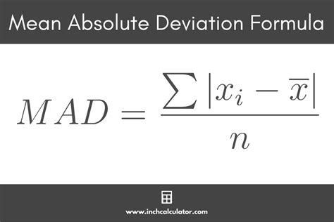 Mean Absolute Deviation Calculator - Find MAD - Inch Calculator