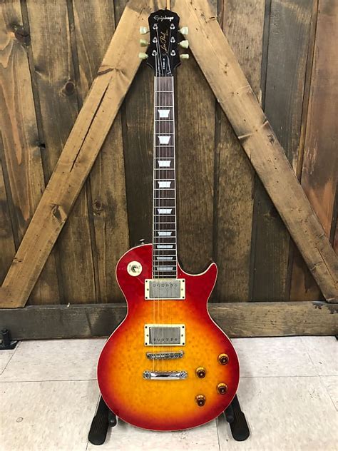 Epiphone Les Paul Standard 1986 - Cherry Sunburst | Reverb