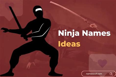 175+ Ninja Names That Unleash Your Inner Warrior - NamesWolf