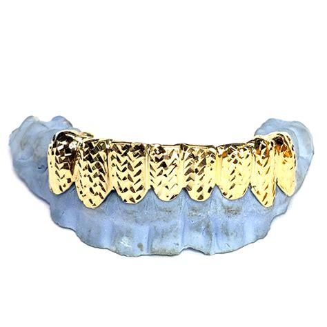 8 Teeth Bottom Grill/Diamond Cut - Ryu's Jewelry