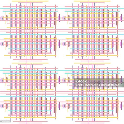 Pastel Color Line Art Pattern Stock Illustration - Download Image Now - Abstract, Art ...