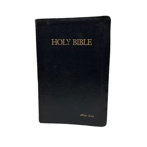 KJV HOLY BIBLE Word of Christ in Red Concordance Nelsons 2005 Bonded ...
