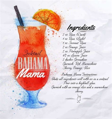 Bahama Mama Recipe With Banana Liqueur