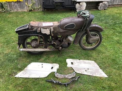 Ariel leader arrow rare barn find restoration project spares or repairs | Motorcycle restoration ...